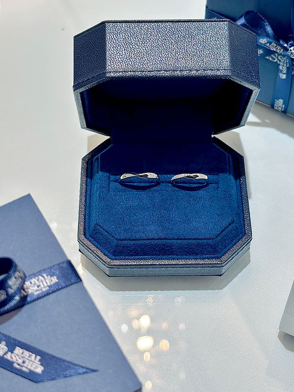 W様 ロイヤル・アッシャー マリッジリング シリーズ:クラウン お求めいただき誠にありがとうございます／WRA059/WRB069