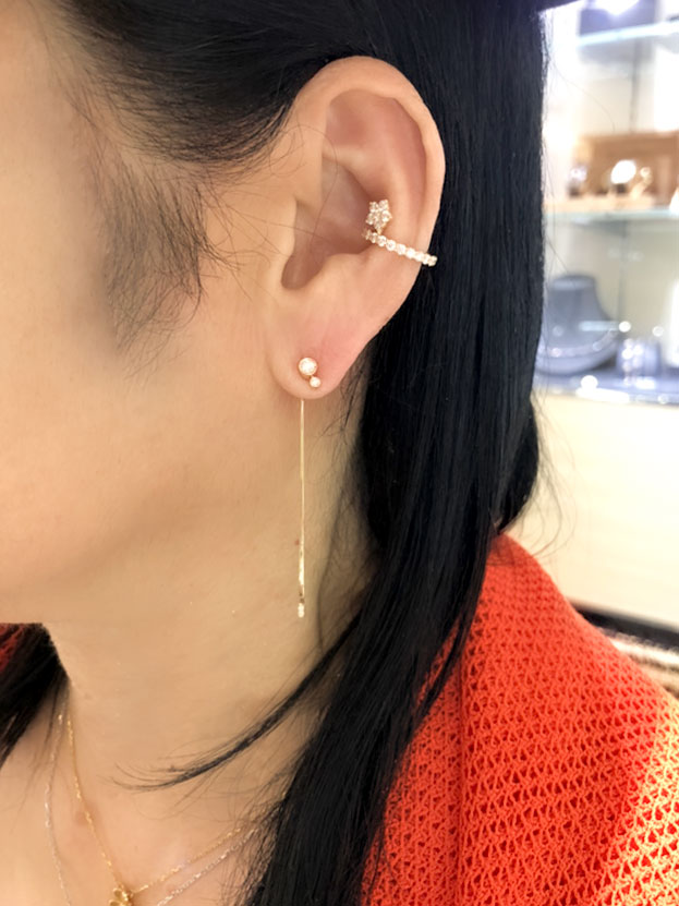 F様 トモココデラ スノーイングナイト ピアス お求めいただき誠にありがとうございます／D1391