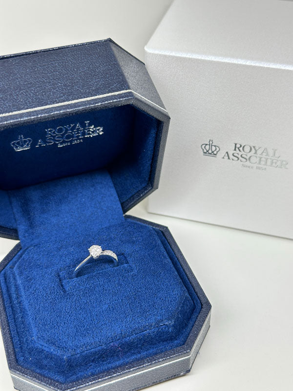 I様 ROYAL ASSCHER エンゲージメントリング お求めいただき誠にありがとうございます／ERA812