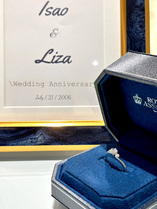 M様 ロイヤルアッシャー エンゲージメントリングをお求めいただき誠にありがとうございます／ERA680