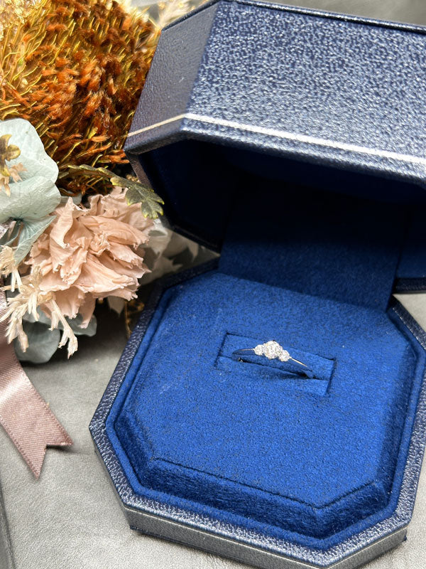 I様 ROYAL ASSCHER エンゲージメントリング お求めいただき誠にありがとうございます／ERAAB693