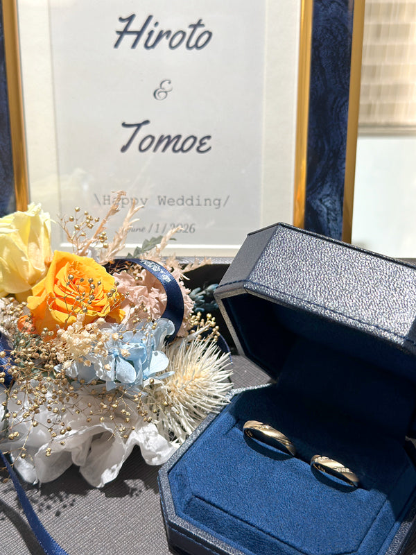 I様 ロイヤルアッシャー マリッジリング お求めいただき誠にありがとうございます／WRF902/WRG912