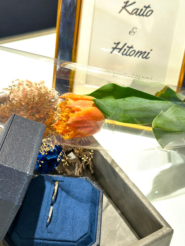 S様 ROYAL ASSCHER マリッジリング お求めいただき誠にありがとうございます／WRA906/WRB915