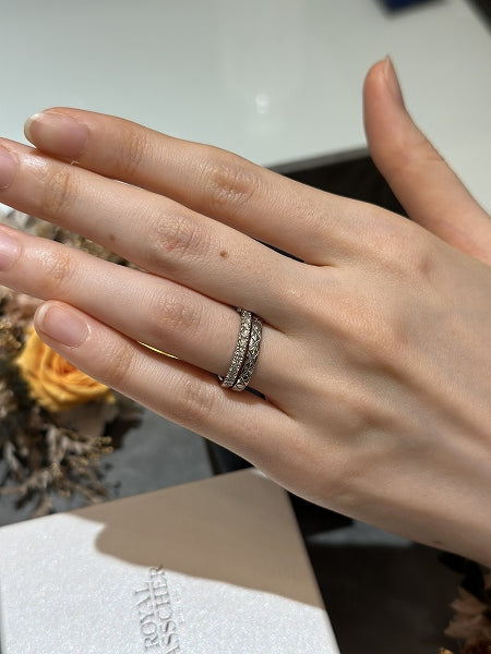H様、ご結婚誠におめでとうございます💖ロイヤルアッシャー ご婚約指輪／エタニティリング JRA0332BP