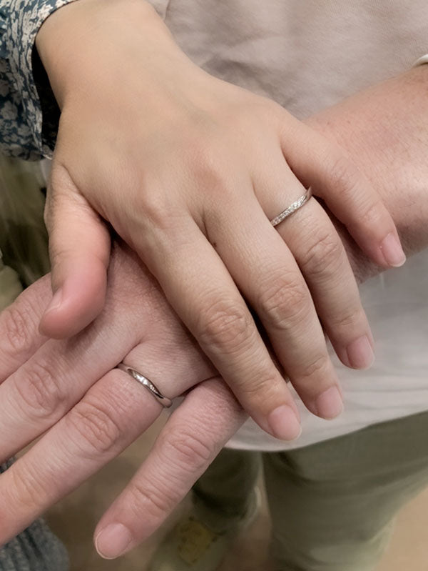 M様 ロイヤルアッシャー マリッジリング お求めいただき誠にありがとうございます／WRA059/WRB069