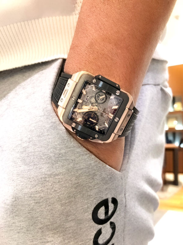 S様 ウブロ スクエア・バン ウニコ キングゴールド セラミック お求めいただき誠にありがとうございます／821.OM.0180.RX