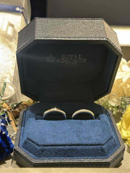 Y様 ロイヤルアッシャー ご結婚指輪　お求めいただき誠にありがとうございます／ WRA068・WRB078