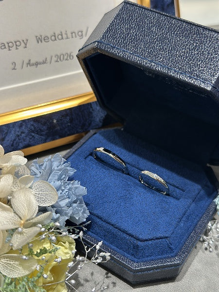 S様 ロイヤルアッシャー ご結婚指輪　お求めいただき誠にありがとうございます／ WRA065・WRB075
