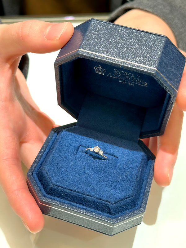 I様 ロイヤルアッシャー エンゲージリング お求めいただき誠にありがとうございます／ERA680