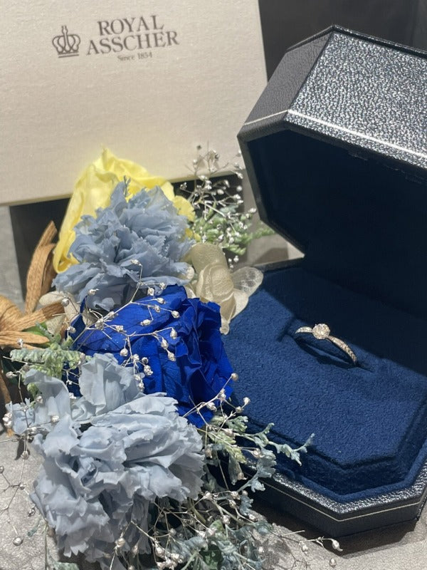 O様 ロイヤルアッシャー ご婚約指輪　お求めいただき誠にありがとうございます／ ERA815