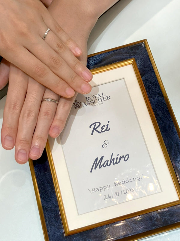 T様 ロイヤル・アッシャー 結婚指輪 お求めいただき誠にありがとうございます／WRA066/WRB915