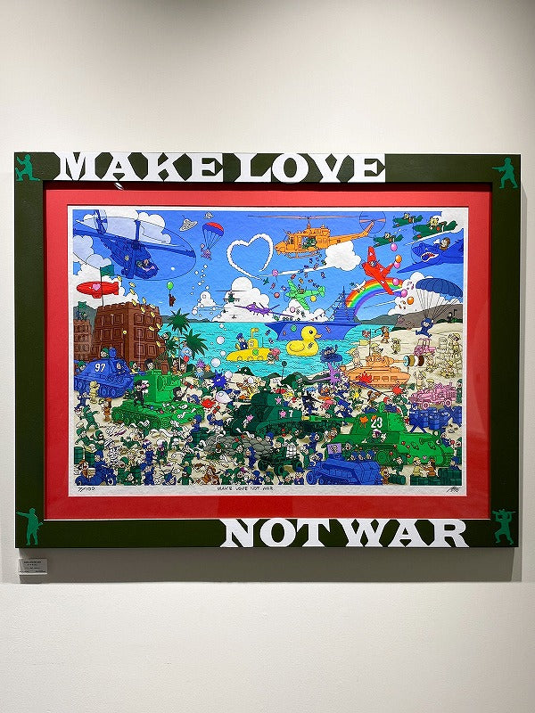#MAKE LOVE NOT WAR／まつやまたかし展