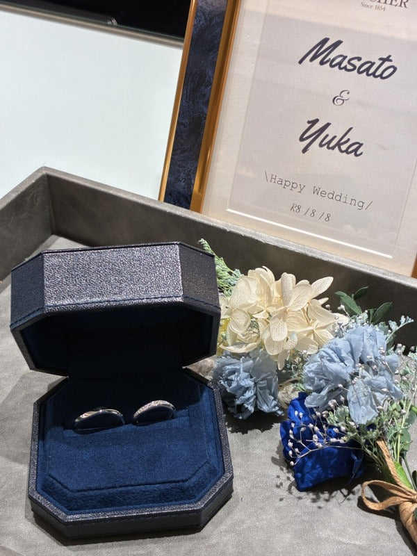 M様・Y様 ロイヤル・アッシャー　結婚指輪 お求めいただき誠にありがとうございます／WRA067/WRB077