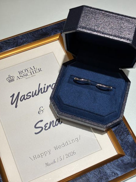 Y様・S様 ロイヤルアッシャー　結婚指輪 お求めいただき誠にありがとうございます。／WRA060/WRB070