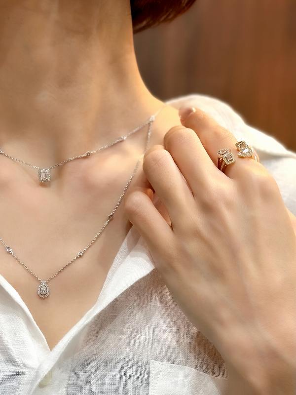 パリのメゾンを愉しむバレンタイン💎　メシカ マイ ツイン ／06506-WG、06471-YG、06471-PG／ブシュロン キャトル クラシック／JCL01151、JRG00627