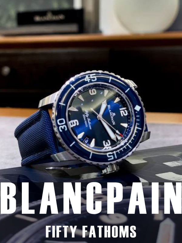 ラグジュアリー ダイバーズウォッチ！　ブランパン　フィフティファゾムズ  オートマティック　品番：5010-12B40-O52A