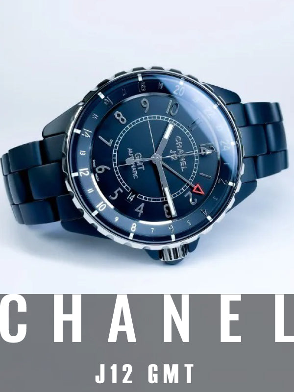 CHANELフェア開催中！クールでカッコいいマットブラック✨│CHANEL  J12  GMT  41mm   H3101