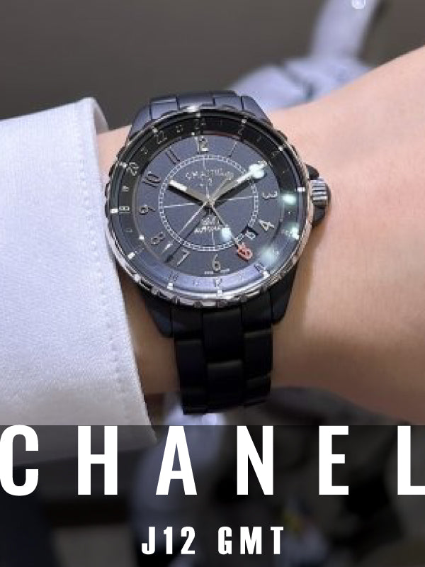 CHANELが魅せるスポーティーシック│CHANEL J12 GMT 41mm H3101