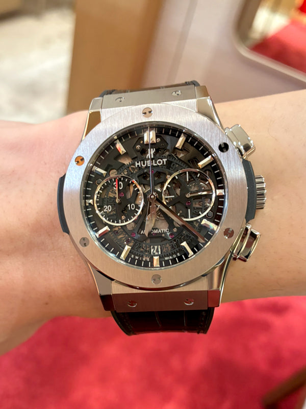 N様 ウブロ クラシック・フュージョン アエロ・フュージョン クロノグラフ チタニウム お求めいただき誠にありがとうございます／