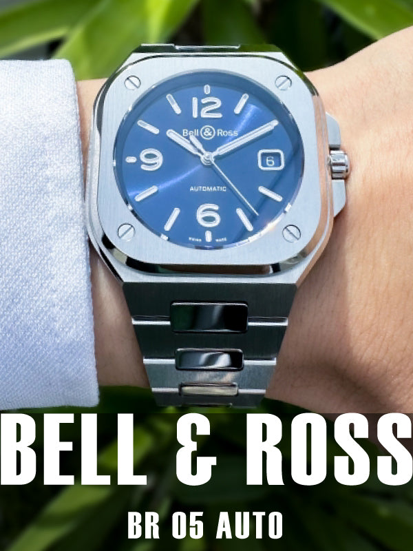 都会的で洗練された印象をあなたに　Bell & Ross（ベル＆ロス）／BR 05 BLUE STEEL　品番：BR05A-BLU-ST/SST