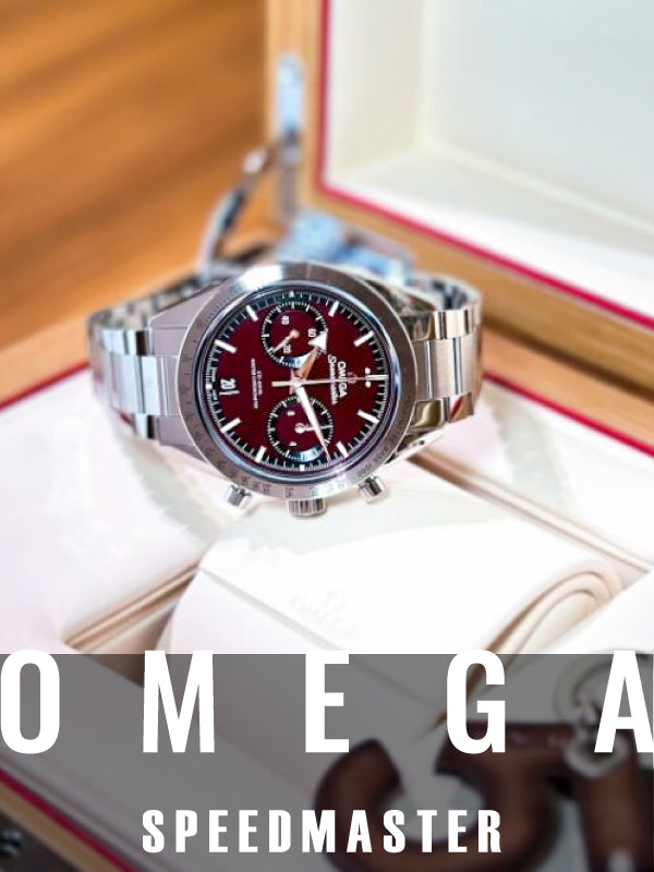 新色！！✨バーガンディーカラーのスピードマスター🌟／332.10.41.51.11.001