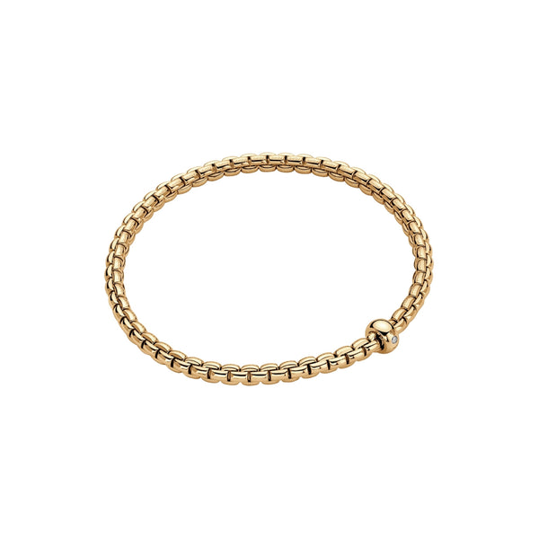 EKA FLEX'IT BRACELET WITH A WHITE DIAMOND<br><font size=1pt>エカ Flex'it ブレスレット ホワイトダイヤモンド</font>