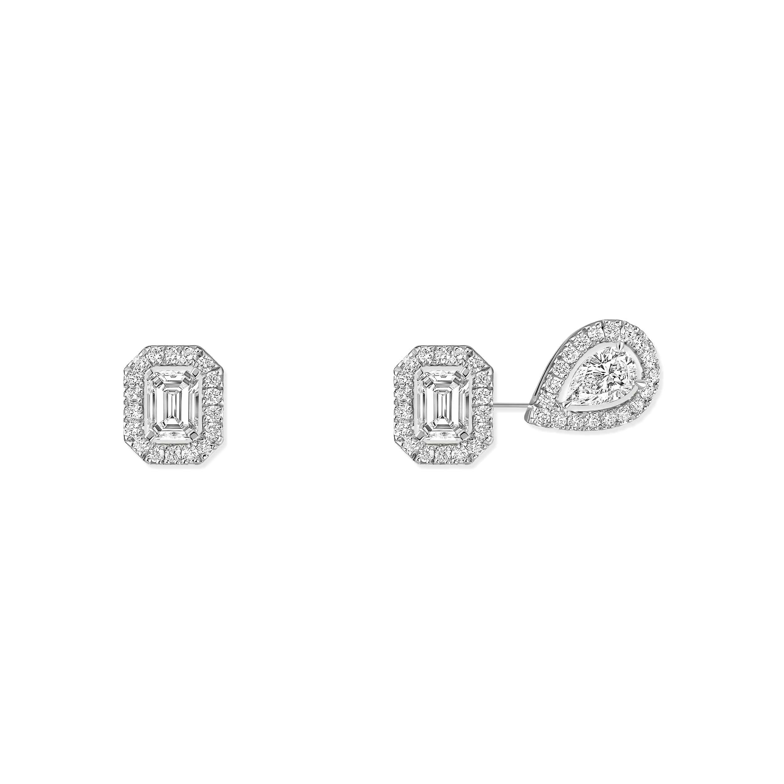 My Twin asymmetrical earrings small model<br><font size=1pt>マイ ツイン アシンメトリーイヤリング スモール</font>