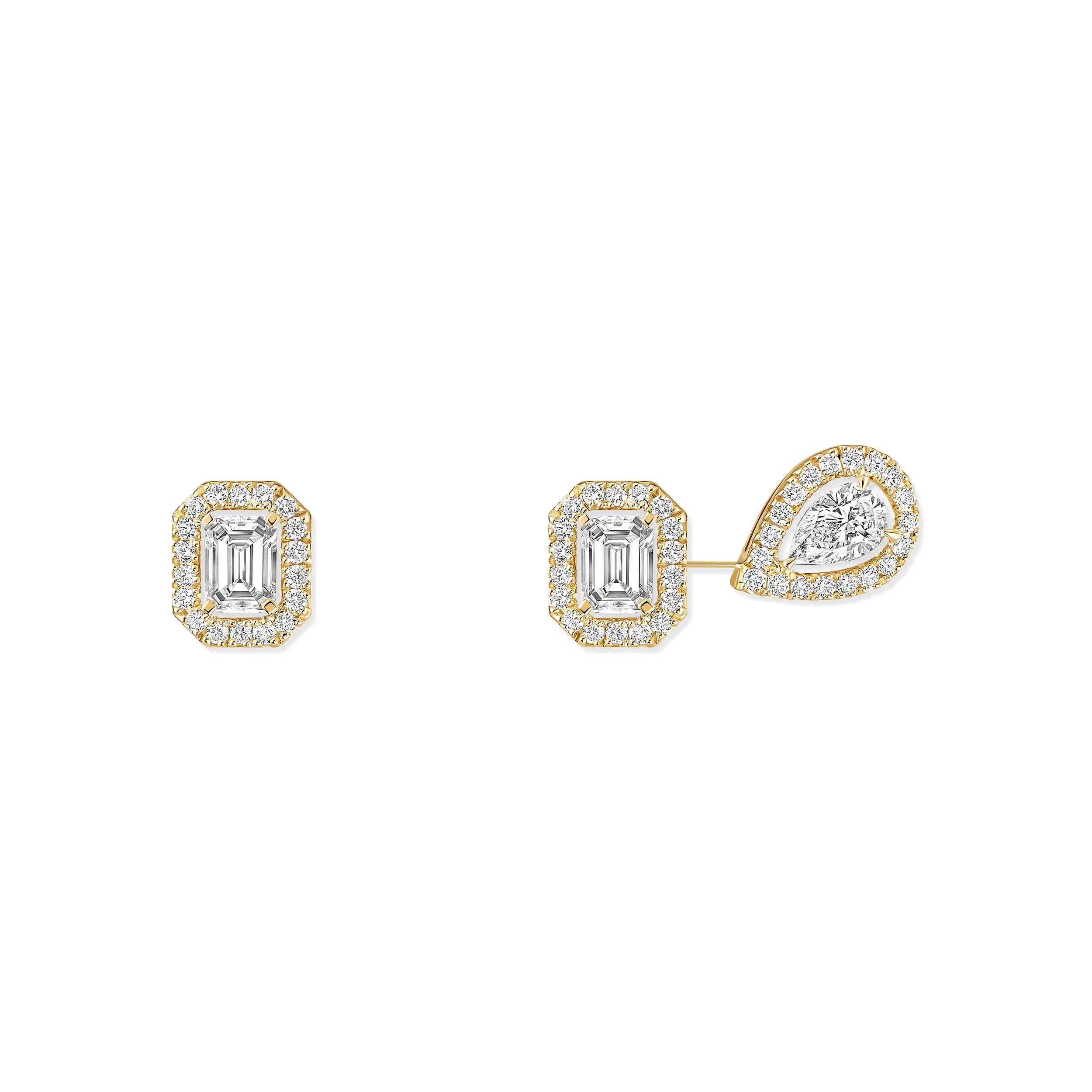 My Twin asymmetrical earrings small model<br><font size=1pt>マイ ツイン アシンメトリーイヤリング スモール</font>