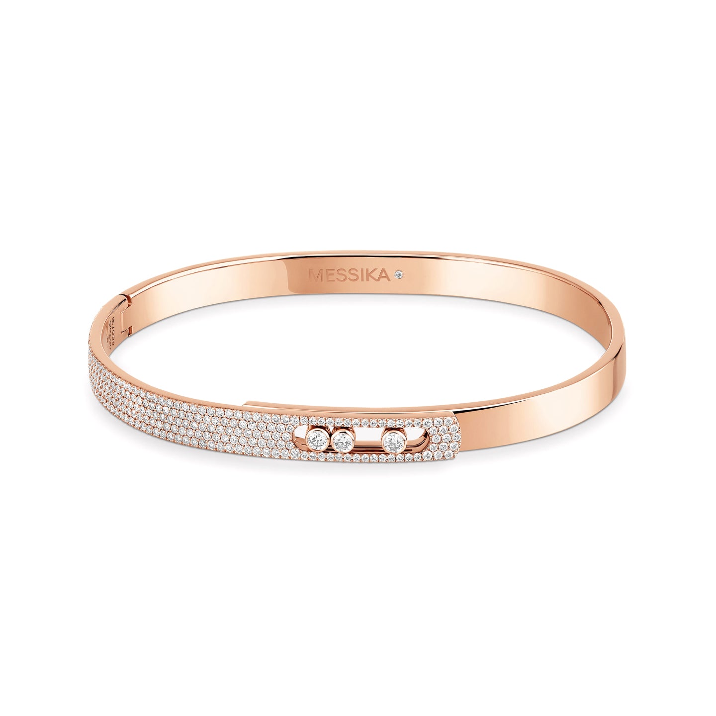 Move Noa half pavé bracelet small model<br><font size=1pt>ムーヴ ノア セミパヴェ ブレスレット スモール</font>