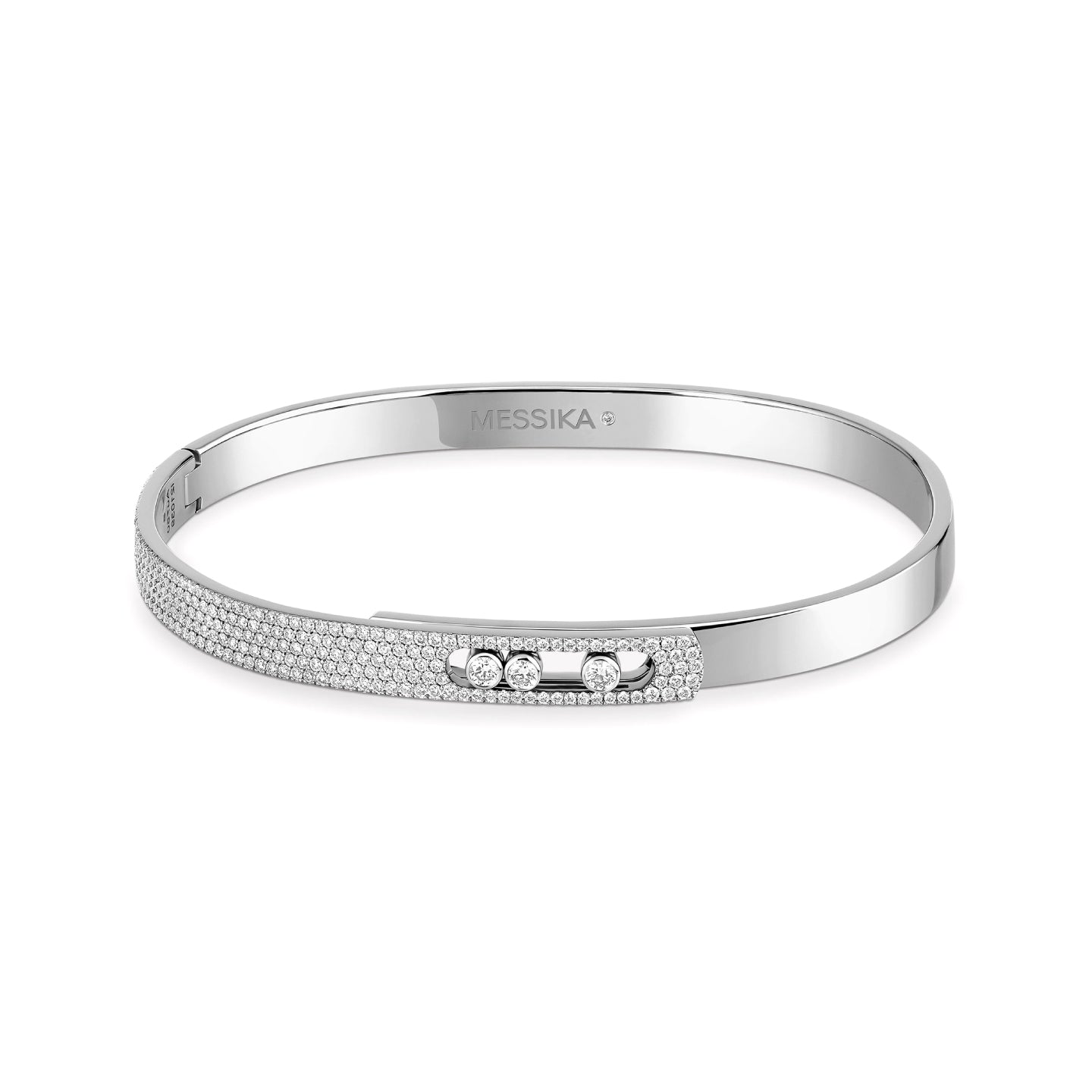 Move Noa half pavé bracelet small model<br><font size=1pt>ムーヴ ノア セミパヴェ ブレスレット スモール</font>