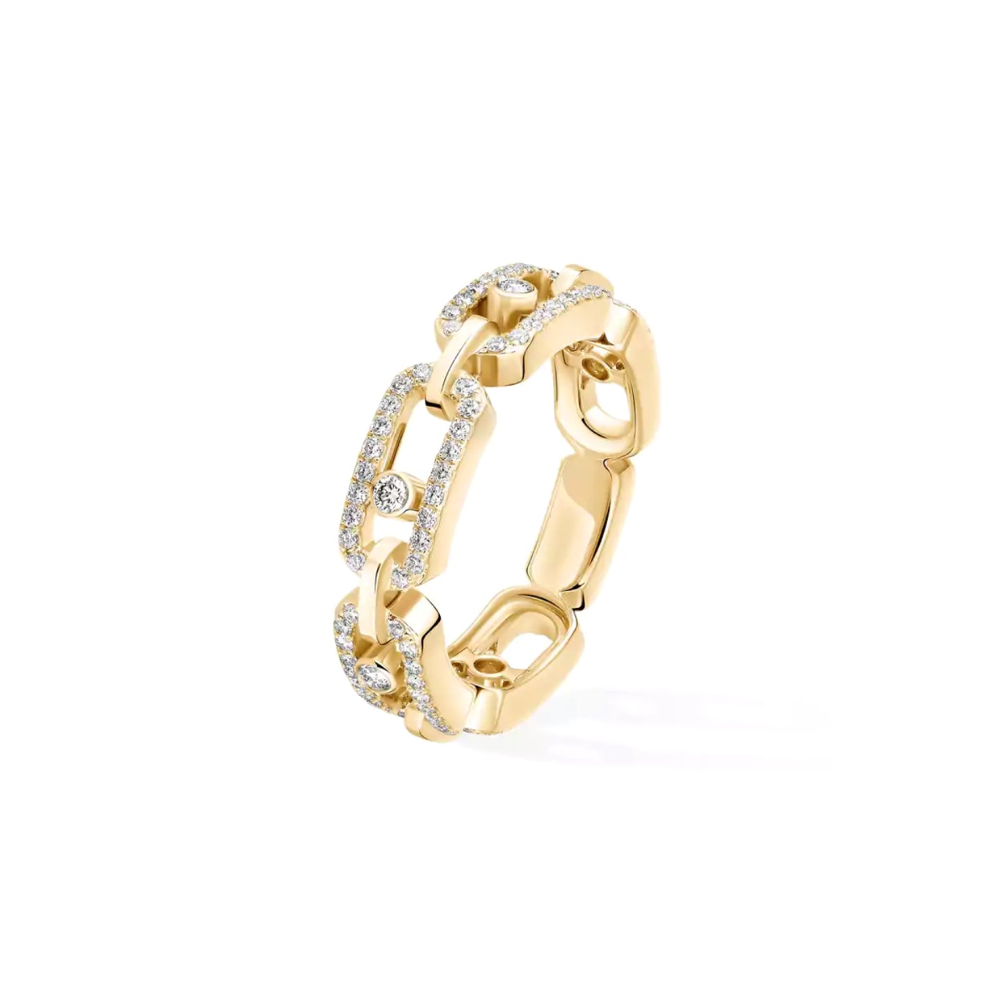 Move Link half pavé ring<br><font size=1pt>ムーヴ リンク セミパヴェ リング</font>