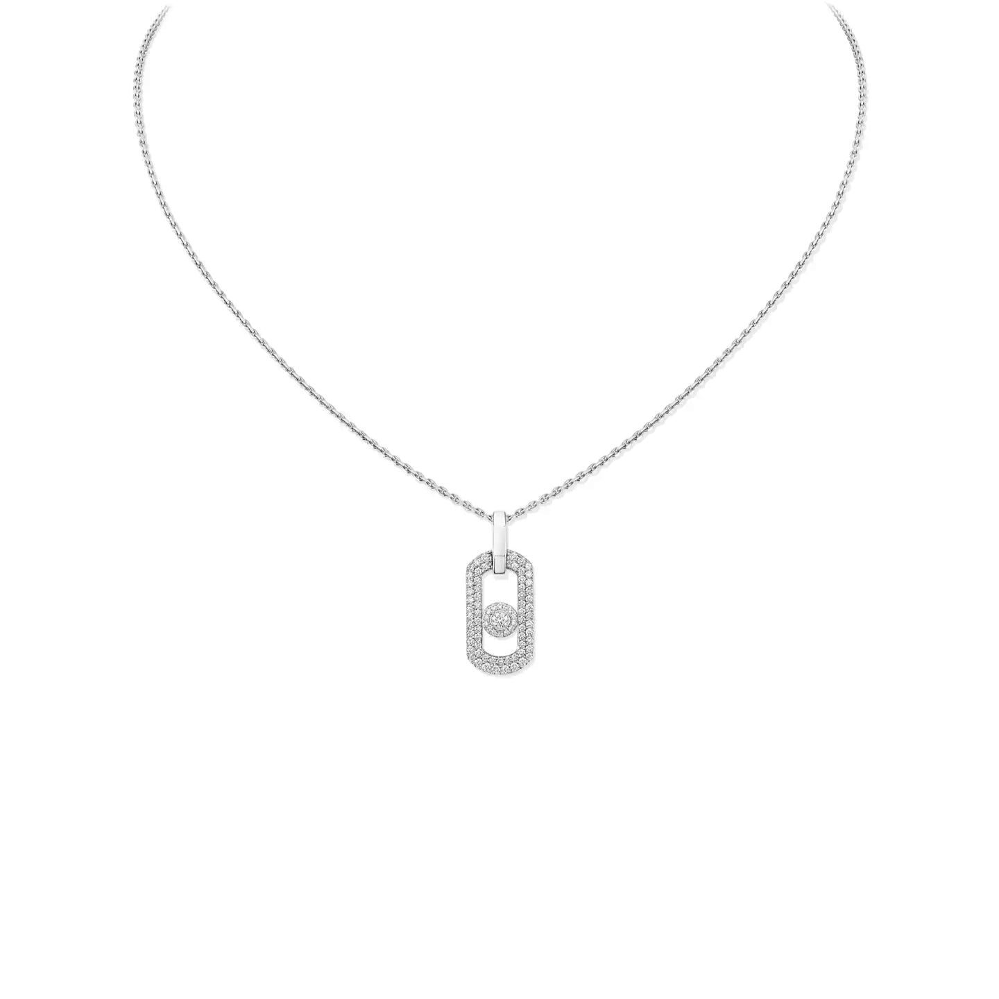 So Move pavé necklace<br><font size=1pt>ソー ムーヴ パヴェ ネックレス</font>