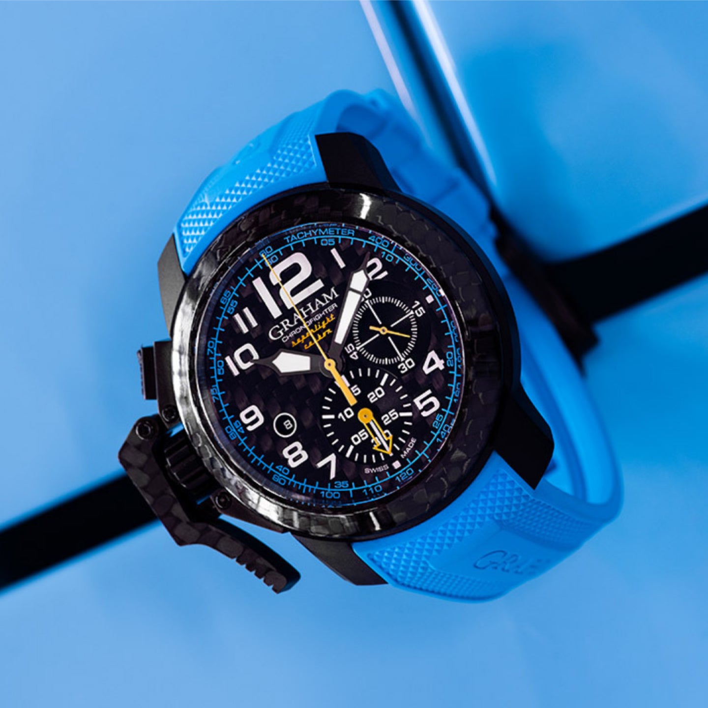 CHRONOFIGHTER SUPERLIGHT CARBON BLUE<br><font size=1pt>スーパーライト カーボンブルー</font>