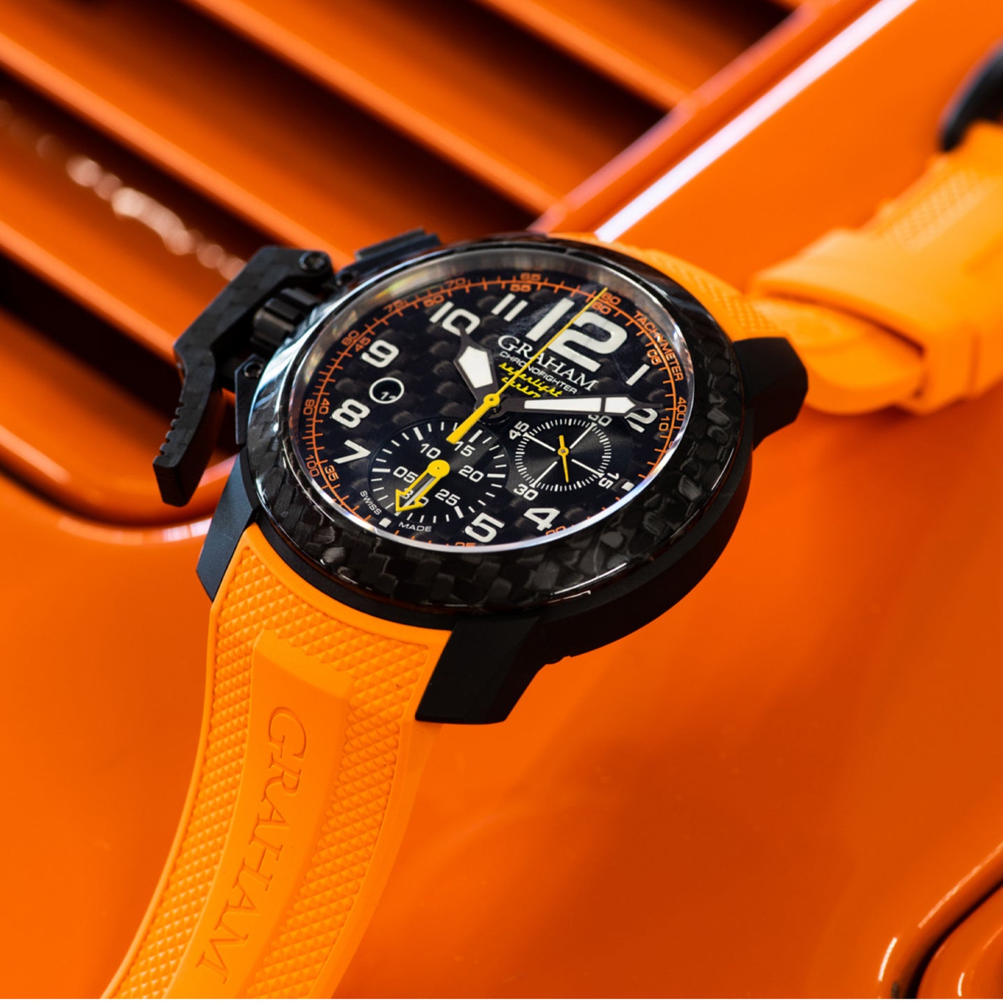 CHRONOFIGHTER SUPERLIGHT CARBON ORANGE<br><font size=1pt>スーパーライト カーボンオレンジ</font>