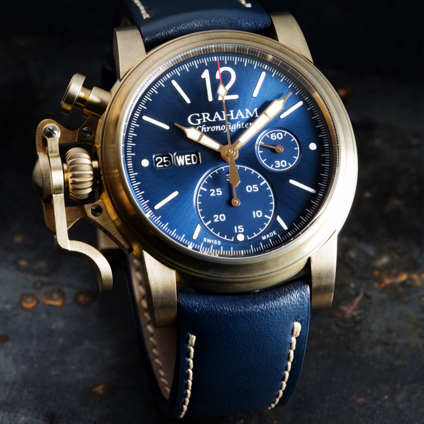 CHRONOFIGHTER VINTAGE BRONZE & BLUE<br><font size=1pt>クロノファイター ヴィンテージ ブロンズ＆ブルー</font>