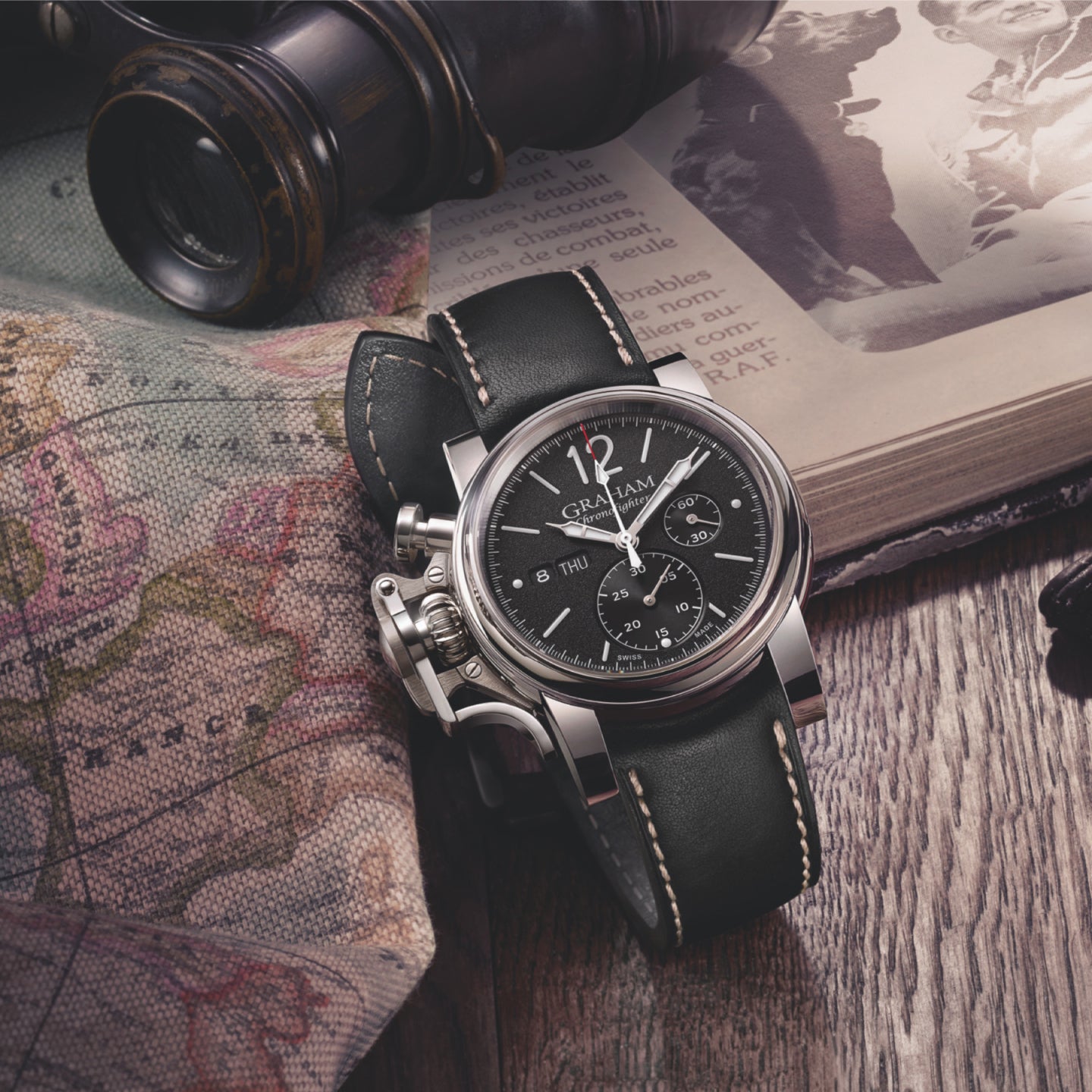 CHRONOFIGHTER VINTAGE BLACK<br><font size=1pt>クロノファイター ヴィンテージ ブラック</font>