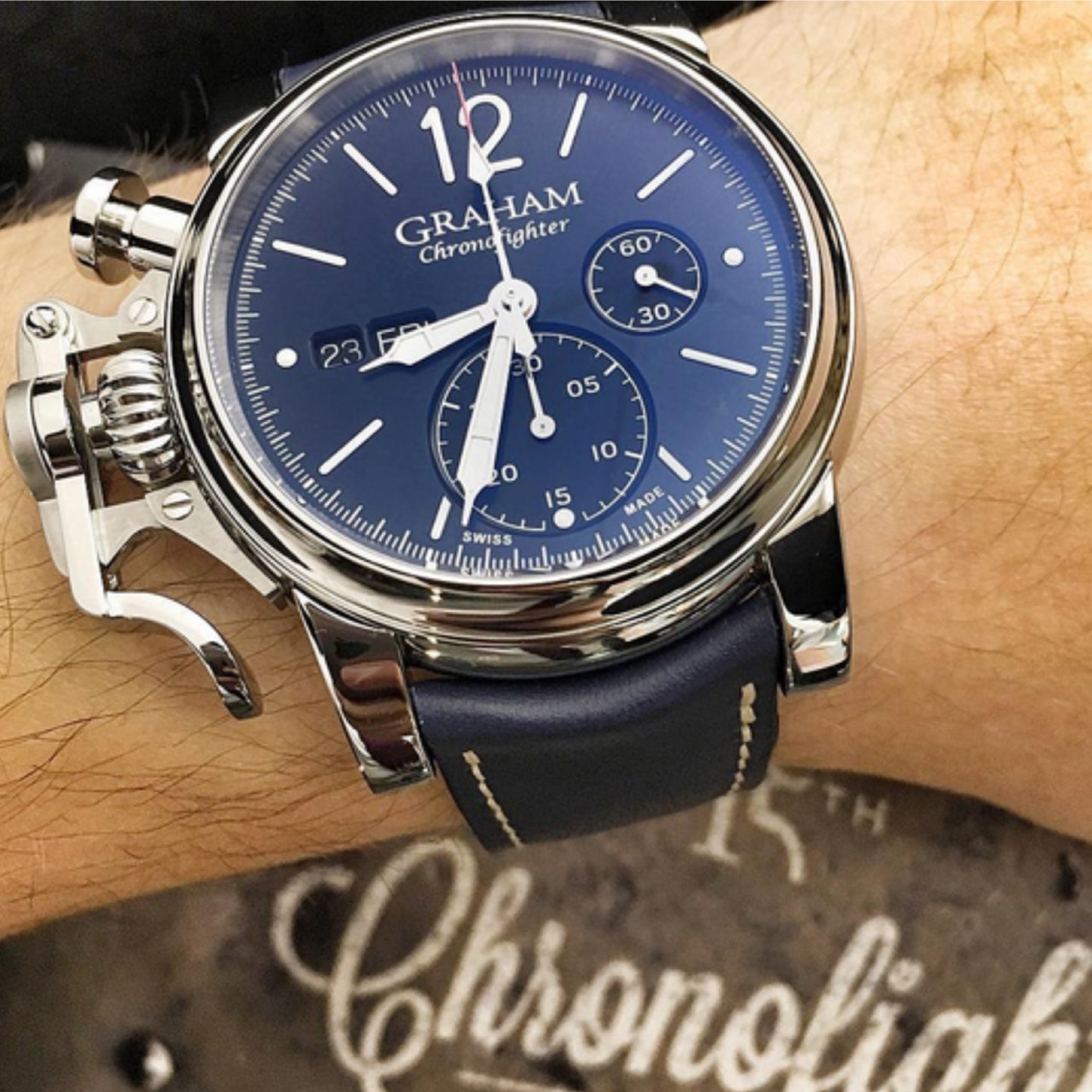 CHRONOFIGHTER VINTAGE BLUE<br><font size=1pt>クロノファイター ヴィンテージ ブルー</font>