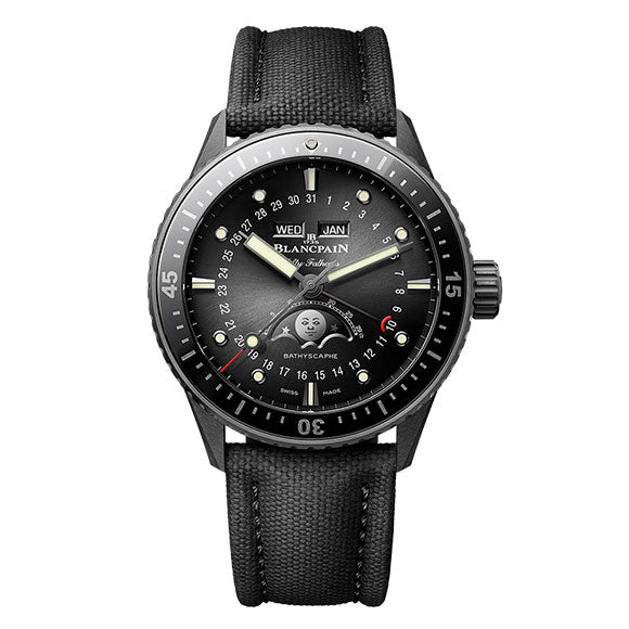 FIFTY FATHOMS BATHYSCAPHE QUANTIEME COMPLET PHASES DE LUNE<br><font size=1pt>フィフティ ファゾムス バチスカーフ コンプリートカレンダー</font>