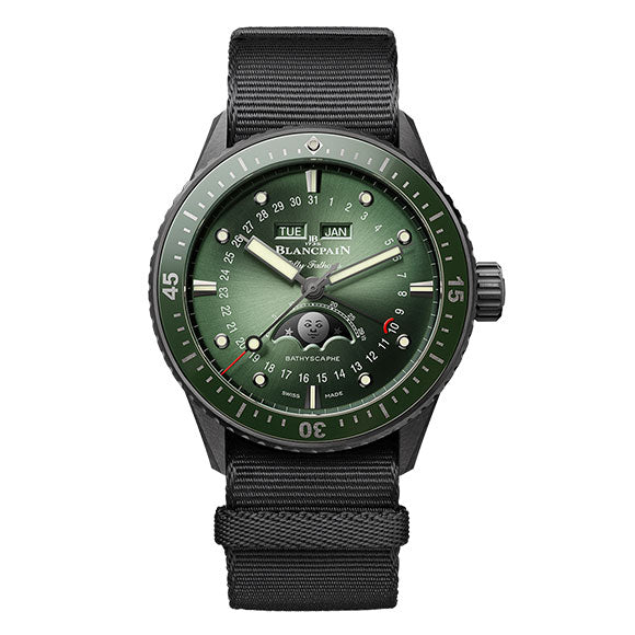 FIFTY FATHOMS BATHYSCAPHE QUANTIEME COMPLET PHASES DE LUNE<br><font size=1pt>フィフティ ファゾムス バチスカーフ コンプリートカレンダー</font>
