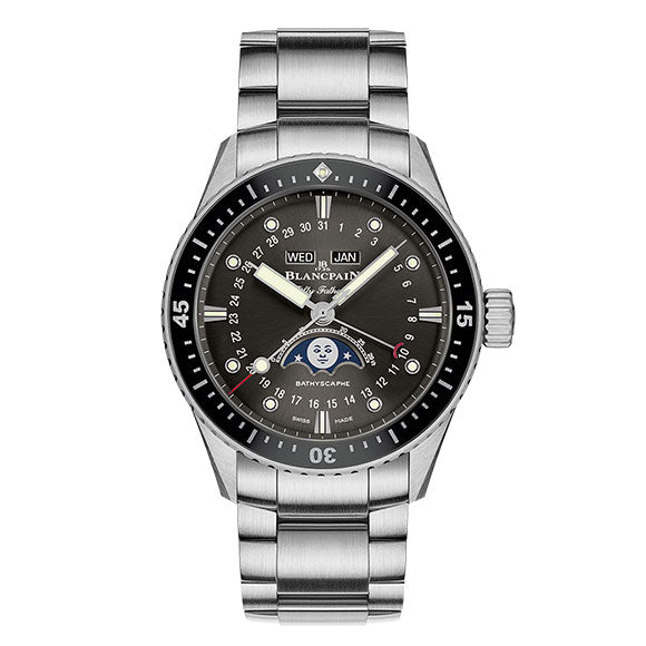 FIFTY FATHOMS BATHYSCAPHE QUANTIEME COMPLET PHASES DE LUNE<br><font size=1pt>フィフティ ファゾムス バチスカーフ コンプリートカレンダー</font>