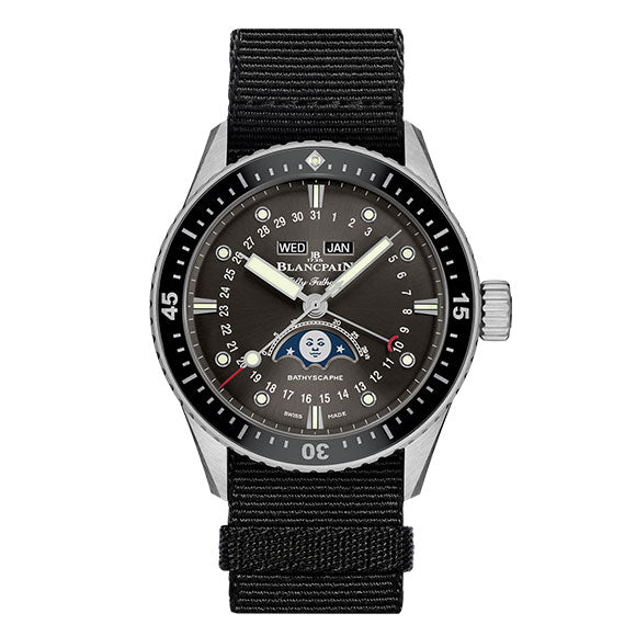 FIFTY FATHOMS BATHYSCAPHE QUANTIEME COMPLET PHASES DE LUNE<br><font size=1pt>フィフティ ファゾムス バチスカーフ コンプリートカレンダー</font>