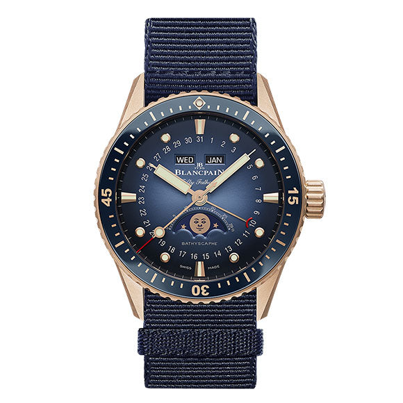 FIFTY FATHOMS BATHYSCAPHE QUANTIEME COMPLET PHASES DE LUNE<br><font size=1pt>フィフティ ファゾムス バチスカーフ コンプリートカレンダー</font>