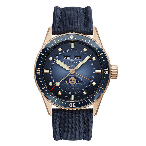 FIFTY FATHOMS BATHYSCAPHE QUANTIEME COMPLET PHASES DE LUNE<br><font size=1pt>フィフティ ファゾムス バチスカーフ コンプリートカレンダー</font>