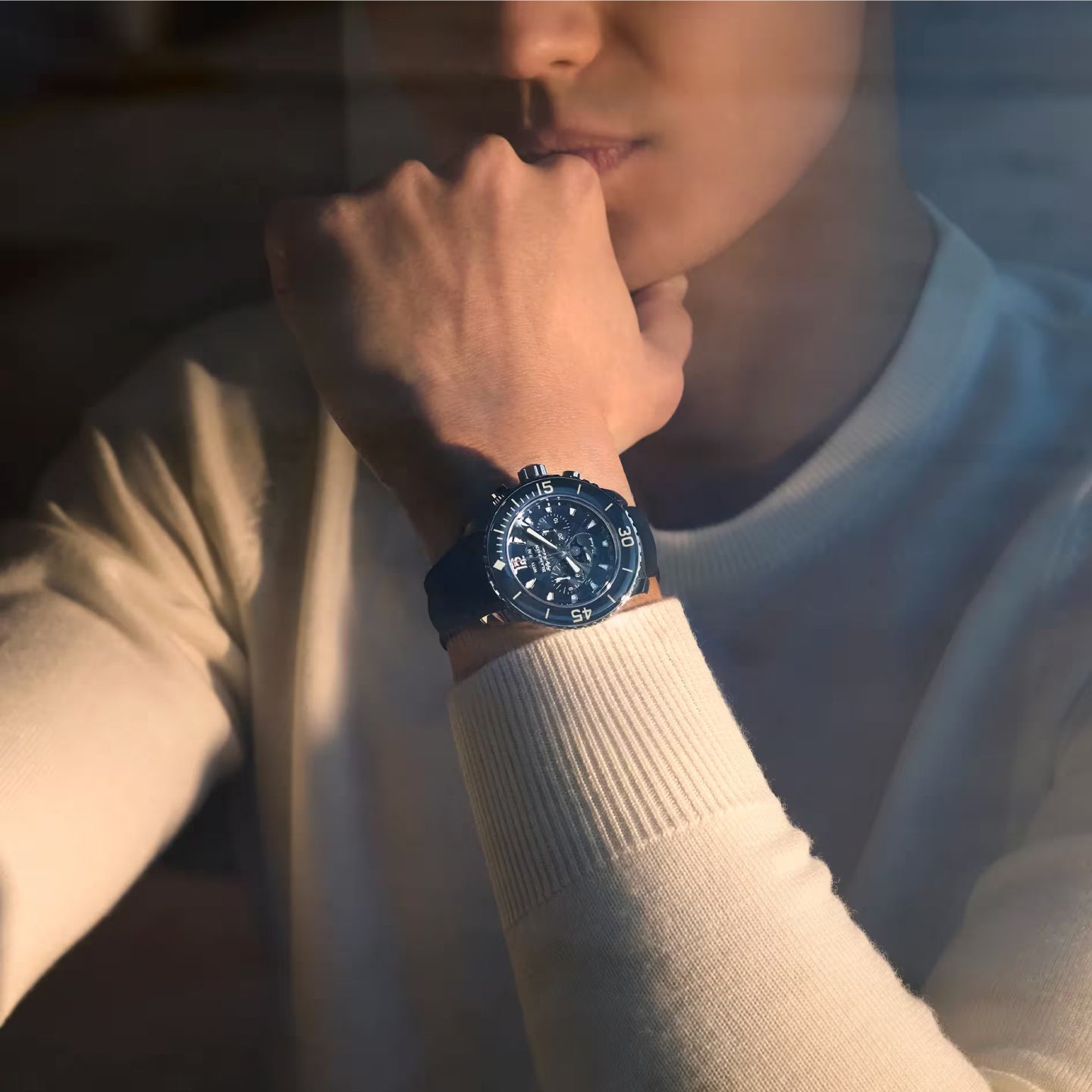 FIFTY FATHOMS FLYBACK CHRONOGRAPHE QUANTIEME COMPLET<br><font size=1pt>フィフティ ファゾムス フライバック クロノグラフ コンプリートカレンダー</font>