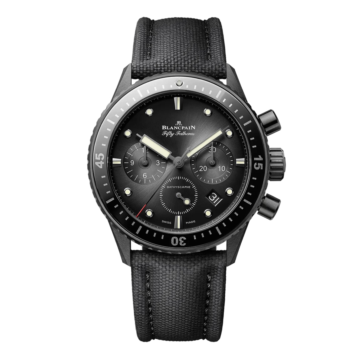 FIFTY FATHOMS BATHYSCAPHE CHRONOGRAPHE FLYBACK<br><font size=1pt>フィフティ ファゾムス バチスカーフ クロノグラフ フライバック</font>
