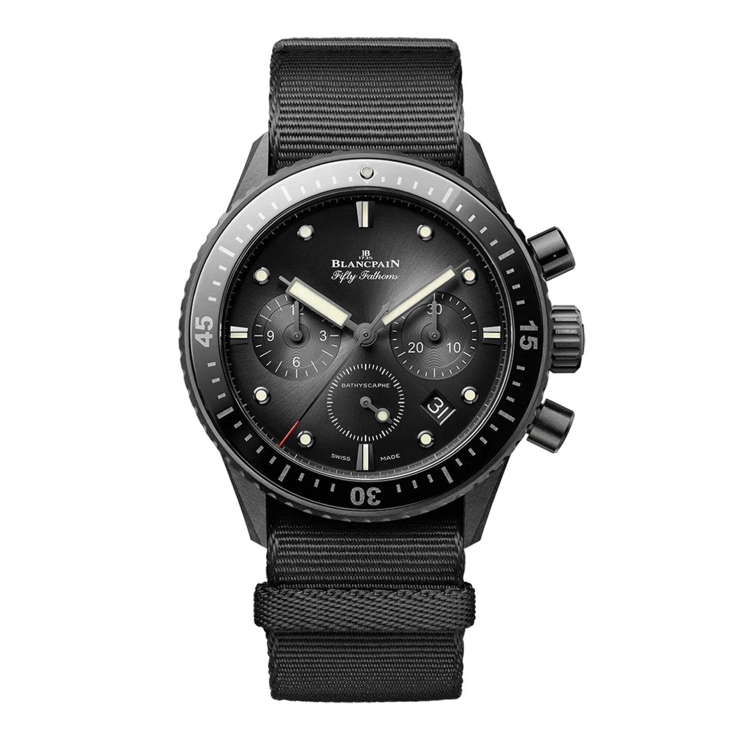 FIFTY FATHOMS BATHYSCAPHE CHRONOGRAPHE FLYBACK<br><font size=1pt>フィフティ ファゾムス バチスカーフ クロノグラフ フライバック</font>