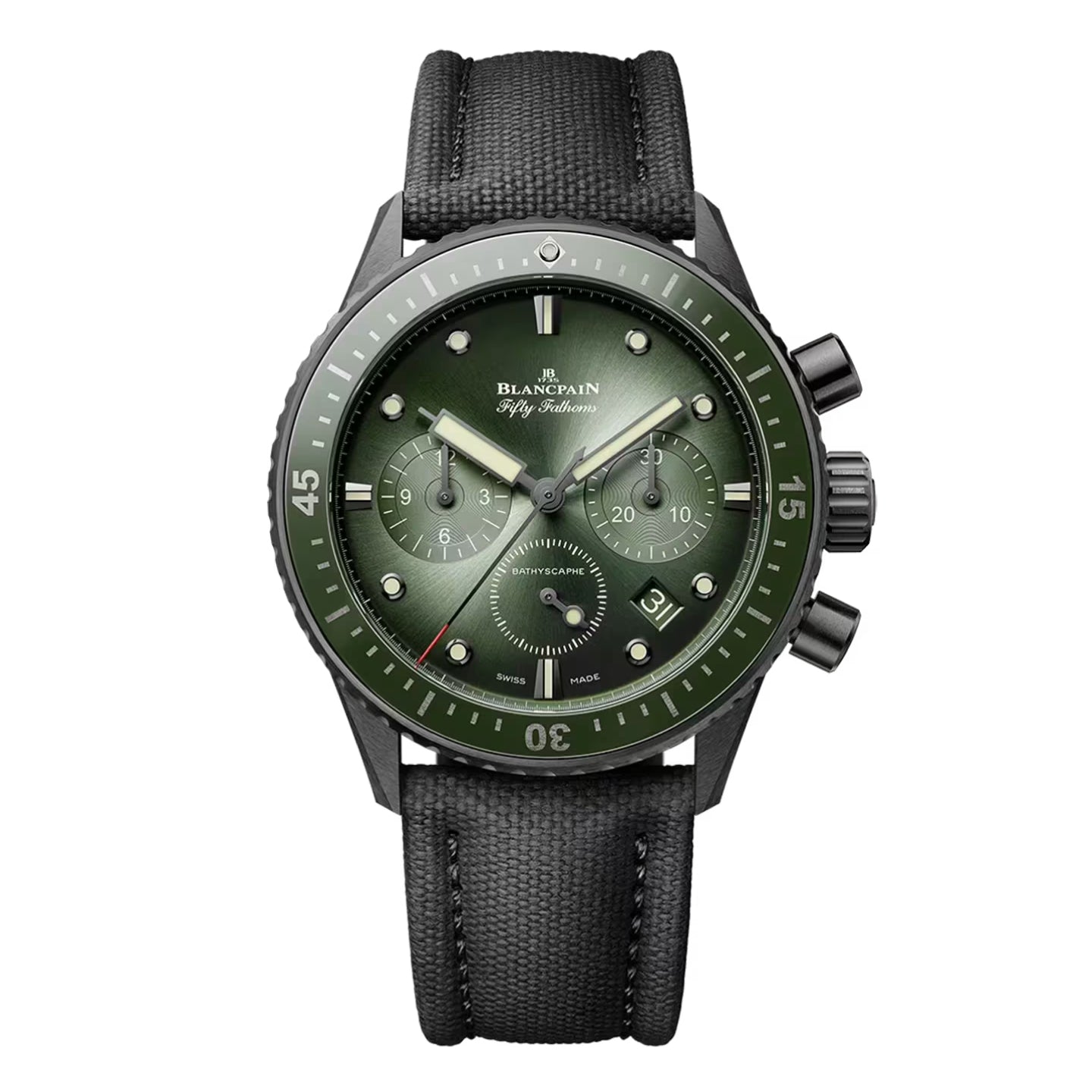 FIFTY FATHOMS BATHYSCAPHE CHRONOGRAPHE FLYBACK<br><font size=1pt>フィフティ ファゾムス バチスカーフ クロノグラフ フライバック</font>