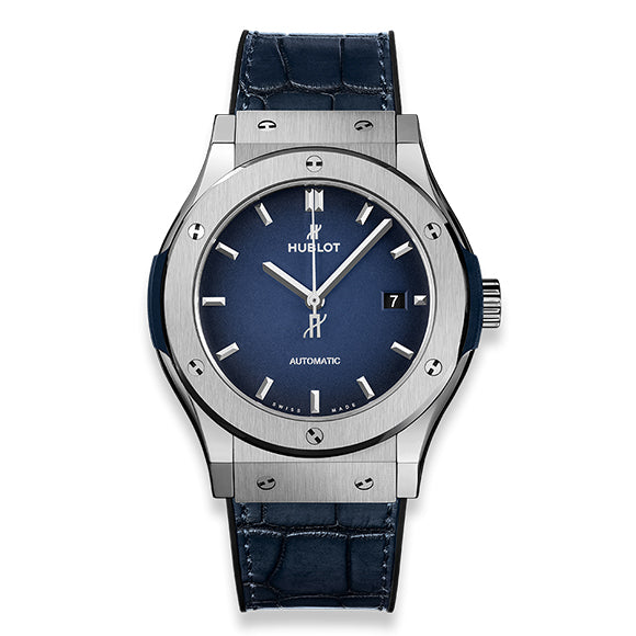 CLASSIC FUSION TITANIUM DEEP BLUE 42mm<br><font size="1">クラシック・フュージョン チタニウム ディープ ブルー 42mm</font>