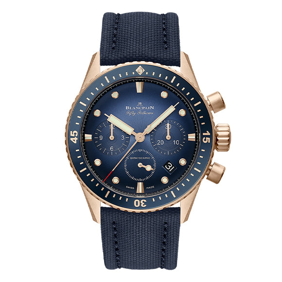 FIFTY FATHOMS BATHYSCAPHE CHRONOGRAPHE FLYBACK<br><font size=1pt>フィフティ ファゾムス バチスカーフ クロノグラフ</font>
