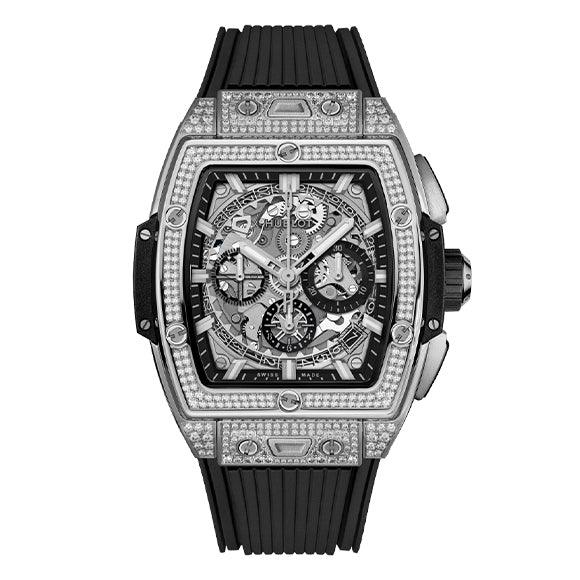 SPIRIT OF BIG BANG TITANIUM PAVE 42mm<br><font size=1pt>スピリット オブ ビッグ・バン チタニウム パヴェ 42mm</font>